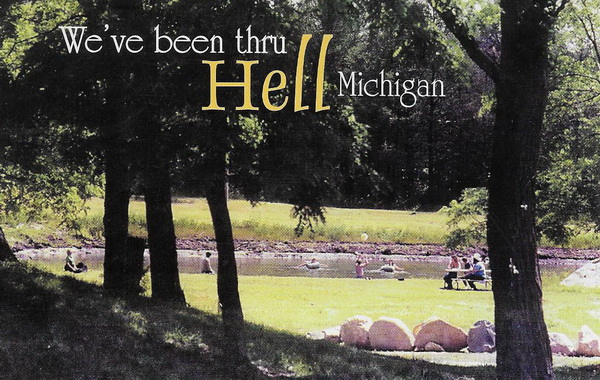 Hell - Old Postcard (newer photo)